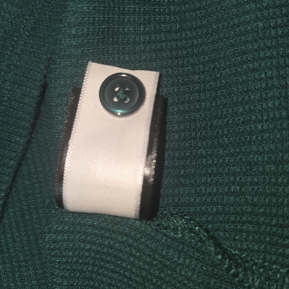 Torrid Women’s Teal Ribbed Long Sleeve Button Front Top Polyester Rayon Size 3 - Picture 10 of 10